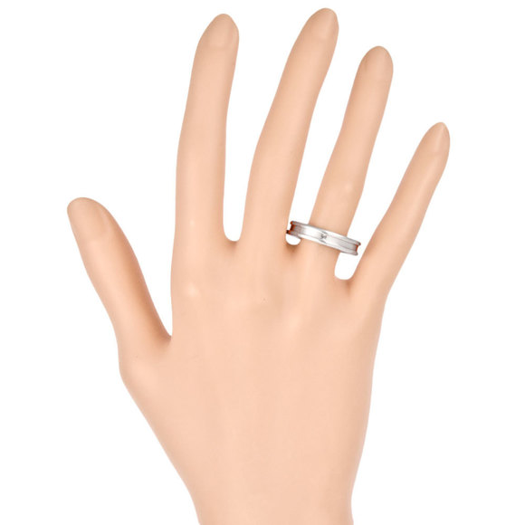 BVLGARI B zero one ring 1 band #56 K18WG - Picture 4 of 6